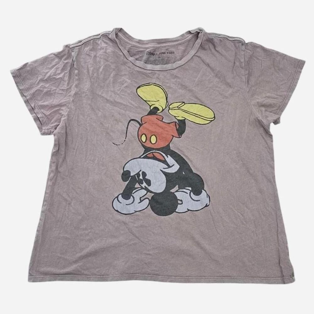 grey mickey mouse disney lightweight tshirt